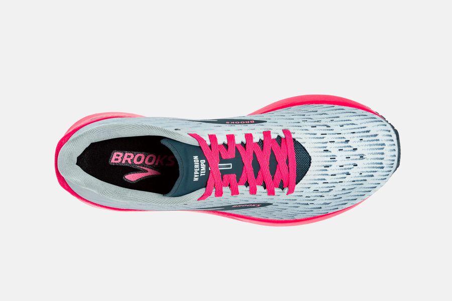 Brooks Hyperion Tempo Road Running Shoes Womens - Grey/Pink - UGJPT-7893